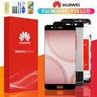 100% Оригинальный 5,1 дюймовый дисплей для Huawei P10, ЖК-дисплей VTR-L09 VTR-L10, сенсорный экран с дигитайзером в сборе, замена