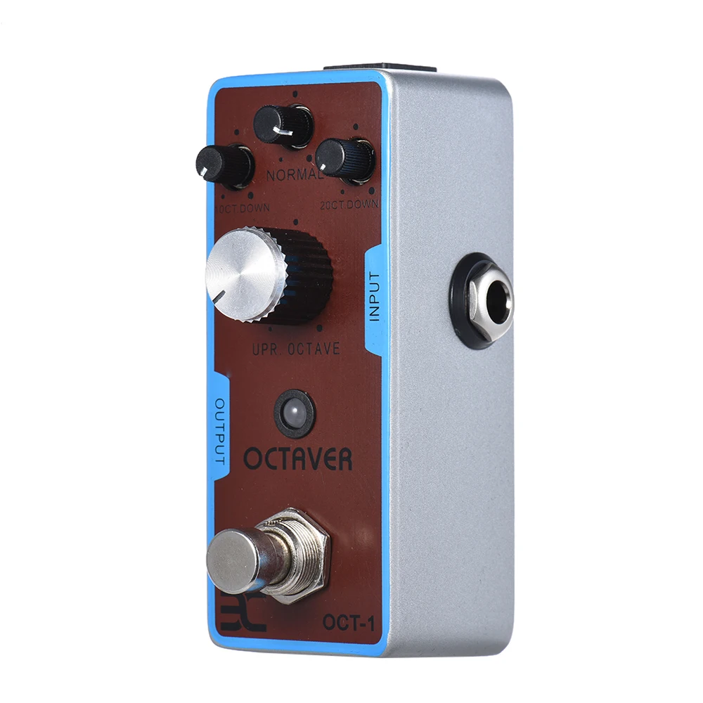 ЭНО экс октава мини гитарный эффект педаль настоящий Bypass полностью