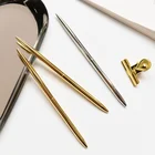 Мини металлическая шариковая ручка, вращающаяся карманная ручка, портативная шариковая ручка, школьный офис, Изысканные Подарки, письменные принадлежности