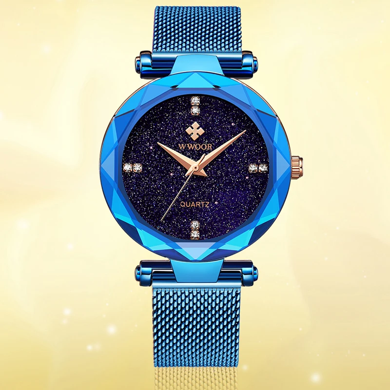 Женские наручные часы WWOOR роскошные брендовые модные повседневные женские