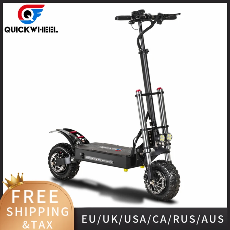 Складной двухмоторный Электрический скутер для взрослых 5600 Вт 85 км - купить по