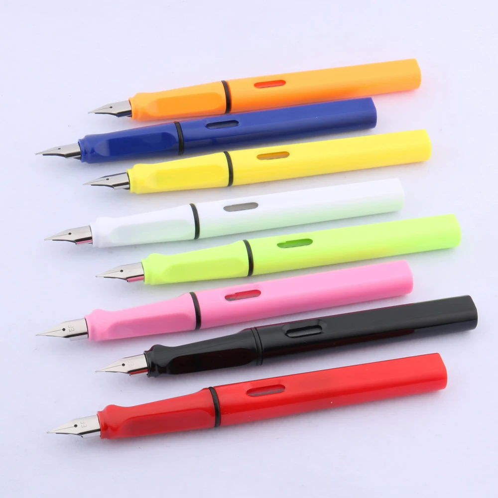 Ручка перьевая классическая с клипсой зеленая/серебристая 407 | Канцтовары для