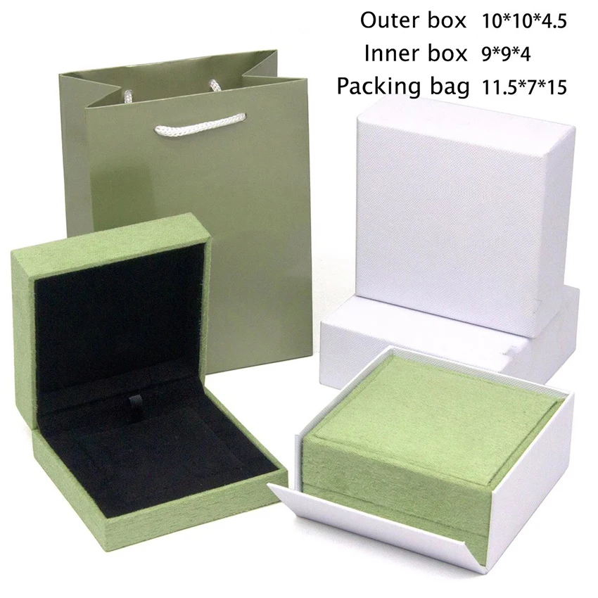 

New jewelry box set high-end gift box set charms fashion packaging box jewelry storage box holiday gift