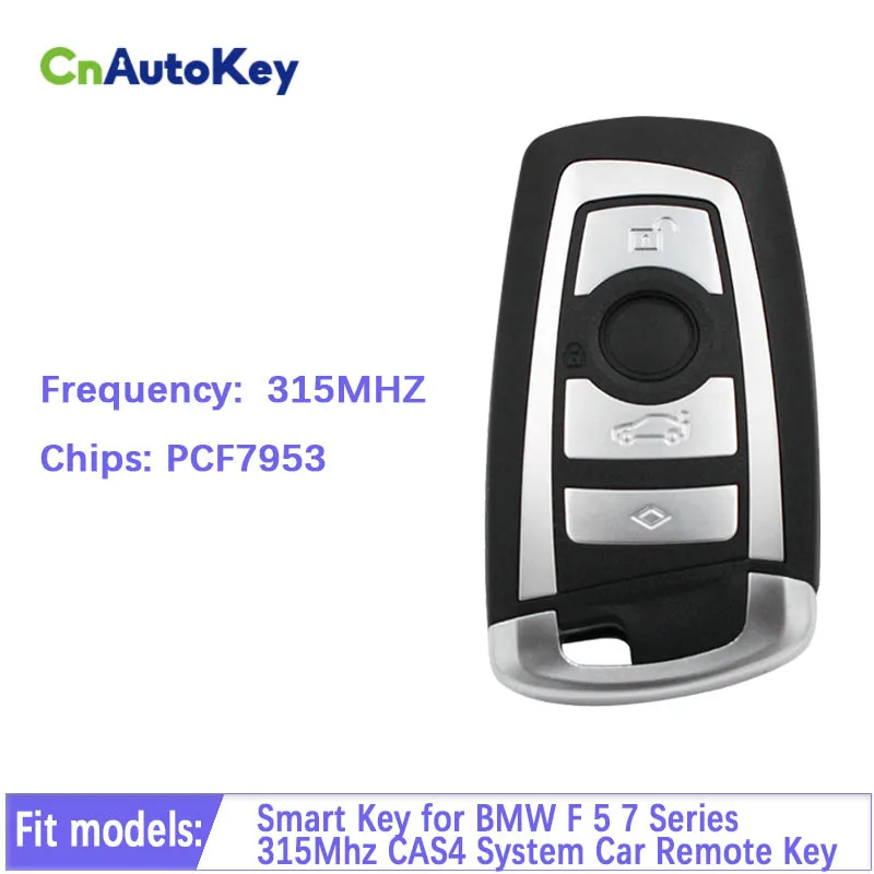CN006040 Aftermarket 4 Button Smart Key для BMW F 5 7 Series Remote Frequency 315Mhz CAS4 System | Автомобили и мотоциклы