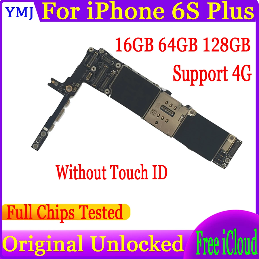 Бесплатный icloud для iPhone 6s plus 5 &quotматеринская плата с/без Touch ID 100% оригинальная