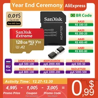 sandisk extreme micro sd card 64gb micro sd 128gb 32gb flash memory card sd 256gb u3 4k v30 400gb microsd 512gb tf cards for pc