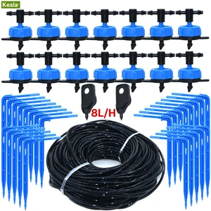 KESLA 35 мм Капельное орошение 4-полосная капельная стрела 2-полосный передатчик система орошения полива цветочный сад газон Greenhouse1020 Набор