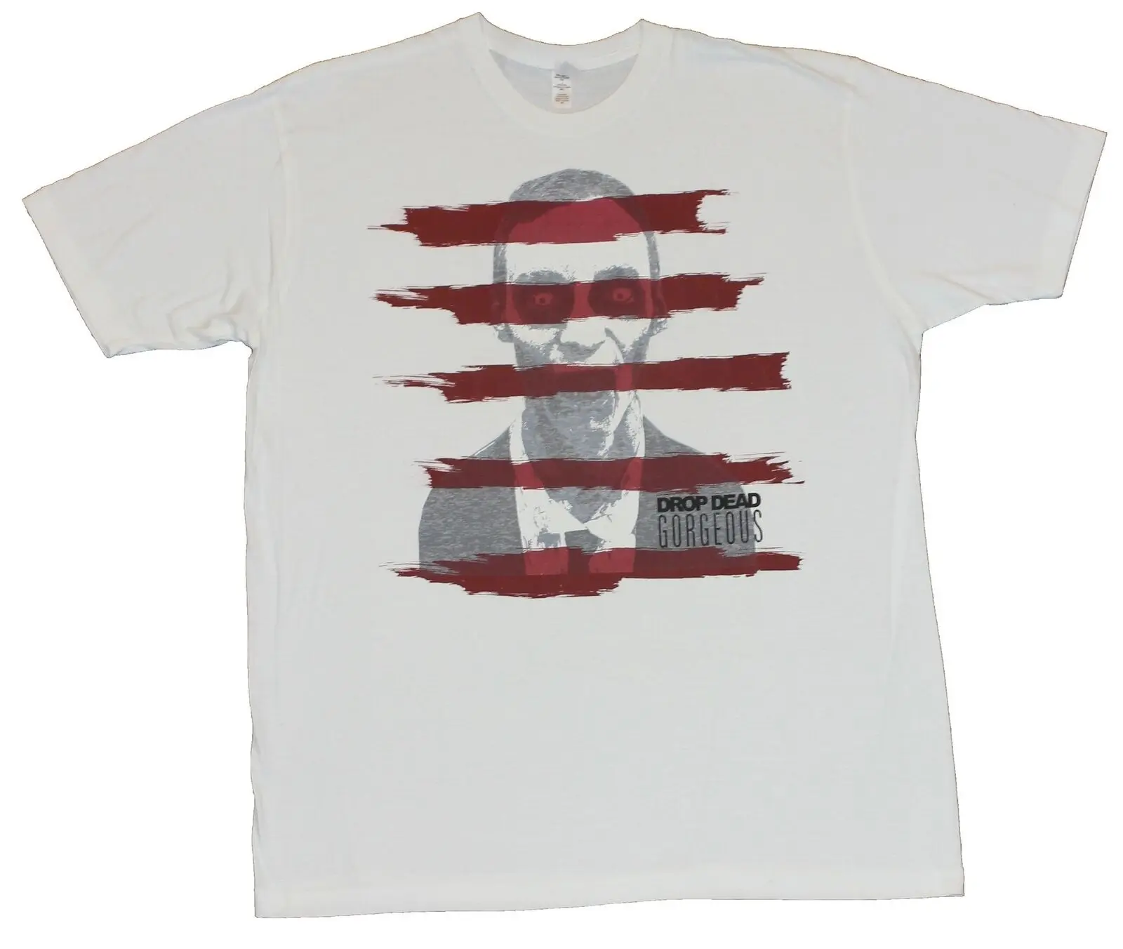 Drop Dead шикарная Футболка зомби и красные полосы [Apparel]|Мужские футболки| |