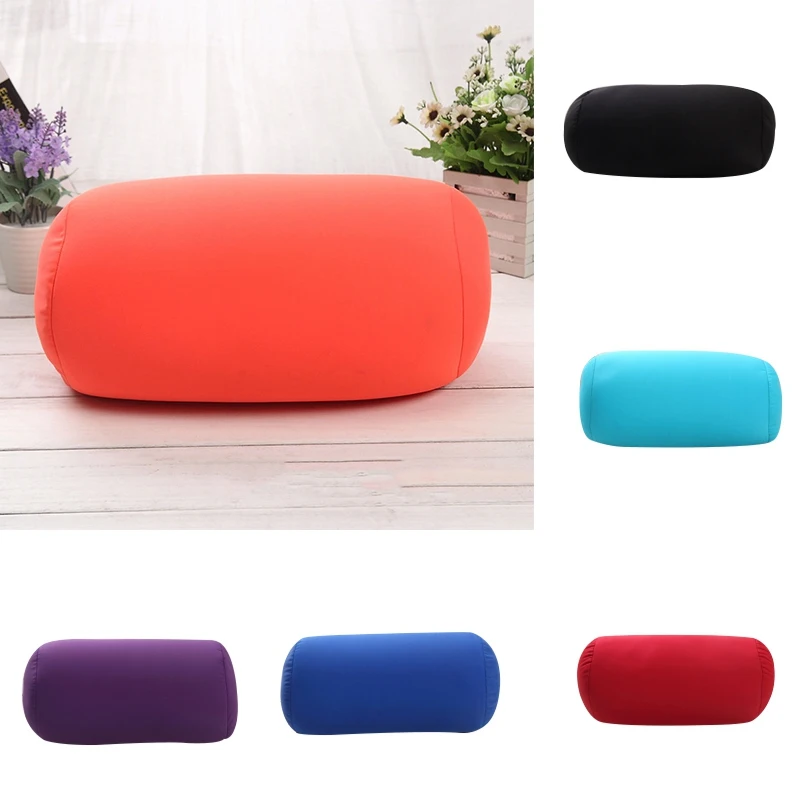 Новая длинная подушка цилиндрическая однотонная для дивана напольная в форме