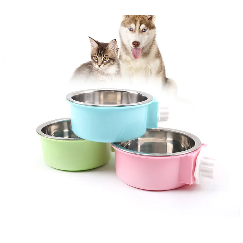 Миска для домашних животных подвесная стационарная кормушка собак подвесные