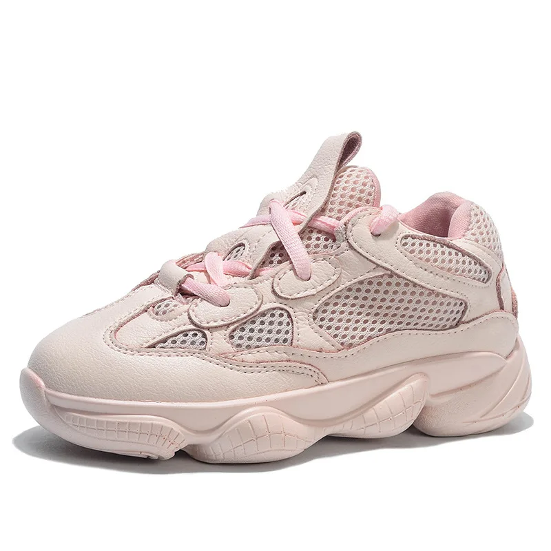 Кроссовки из натуральной кожи для мальчиков и девочек модные легкие начинающих