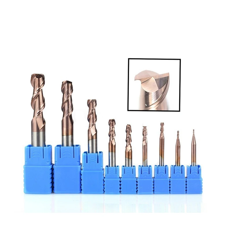 Фреза металлическая 1 шт. фреза из быстрорежущей стали режущая концевая 2 канавки