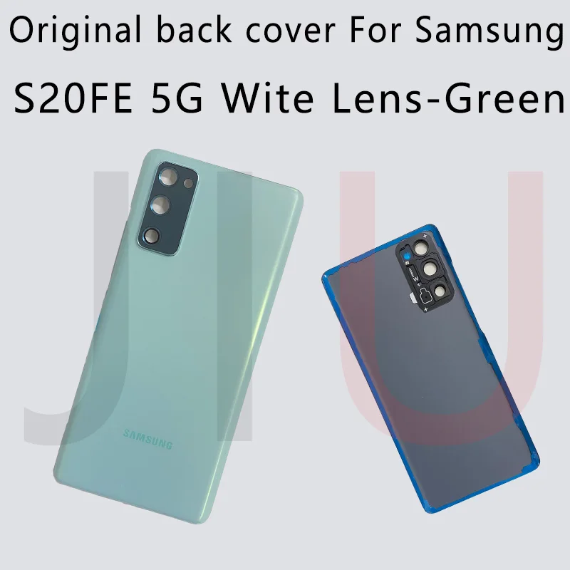 Для SAMSUNG Galaxy S20 FE 5G задняя крышка для аккумуляторной батареи корпус чехол S20fe