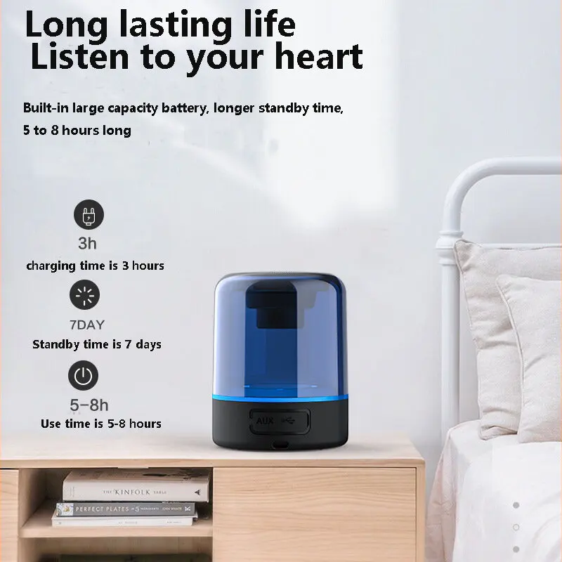 

Беспроводная Портативная колонка JY03, Bluetooth 5,0, 35 Вт, TWS, бас, сабвуфер, объемный звук