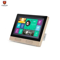 n7a home wifi background sound speaker system wall install touch screen tablet smart music player