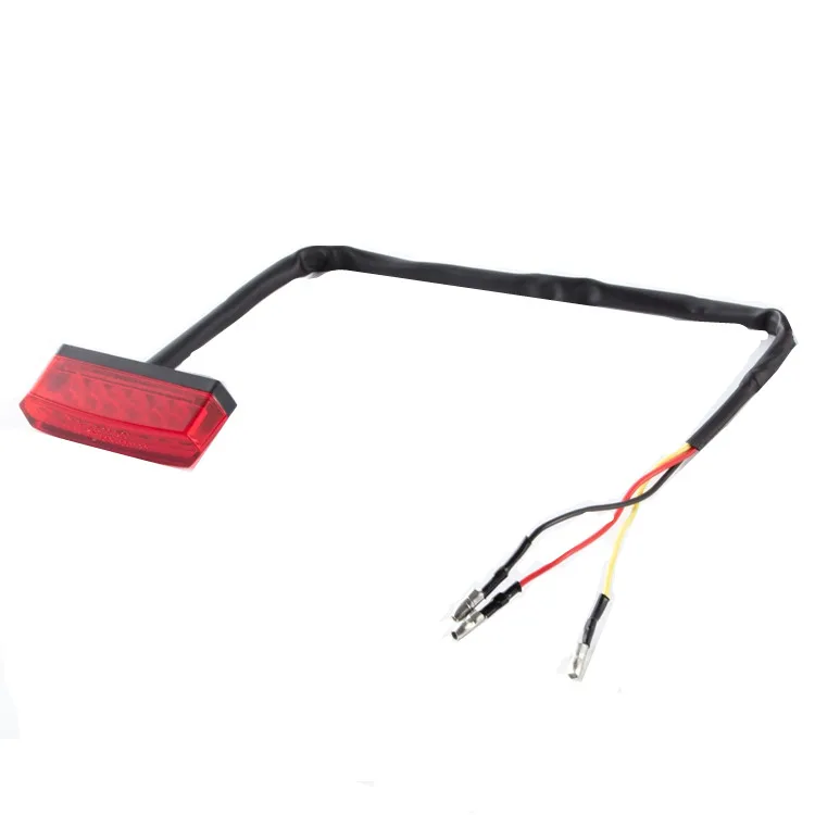 12V мотоциклов 6 LED задний стоп фонарь освещения номерного знака для Honda Yamaha Kawasaki KTN