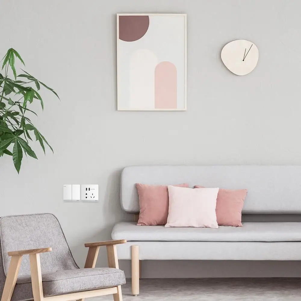 

YouPin OPPLE wall switch socket, cassette splash box, double control double switch, TV phone computer jack