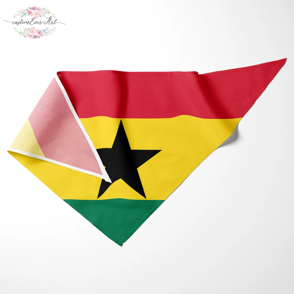 

The Ghana flag Dog Bandana Cat Bandana Pet Bandana Pet Accessory personalized name custom pet present scarf
