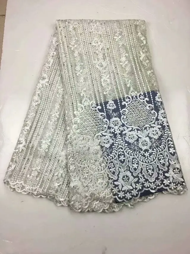 Королевская винная африканская кружевная ткань 2019 Высококачественная