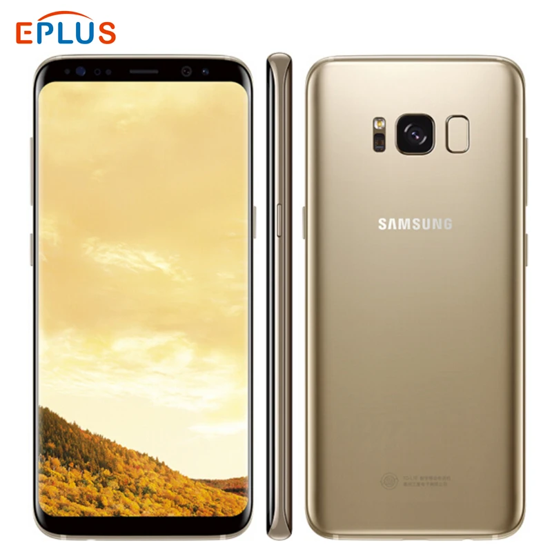 Мобильный телефон samsung Galaxy S8 Duos G950FD с двумя sim-картами, 4 ГБ, 64 ГБ, Восьмиядерный процессор Exynos 8895, 5,8 дюймов, NFC, 4G, Android