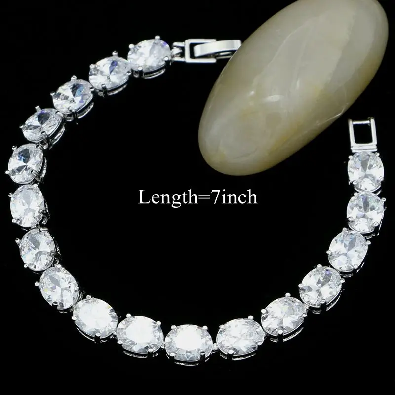 Белые жемчужные бусы Свадебные Ювелирные наборы для женщин