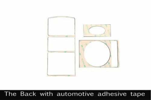 

3 PCS Gear Function Area Anti-Scratch Trim Stickers For Land Rover Discovery 5 2017 Car Styling Car Accessories