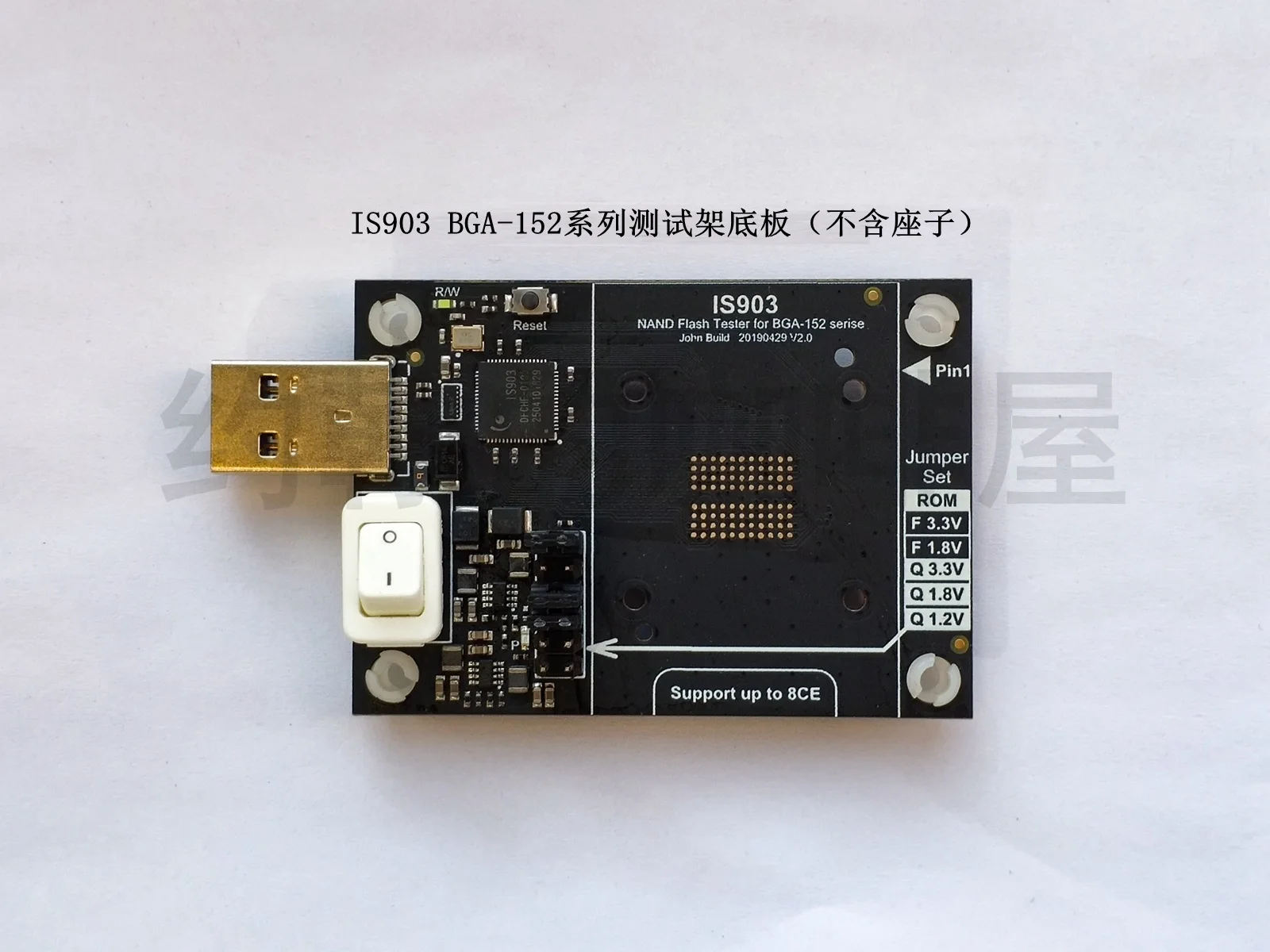 

Испытательная стойка для вспышки Is903 NAND Bga132/152 8ce 1,8 в