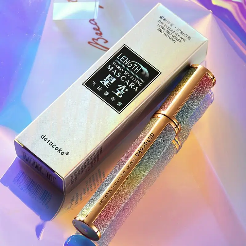 Новинка 4D Тушь для ресниц водостойкая долговечная завивка удлиняющая черная