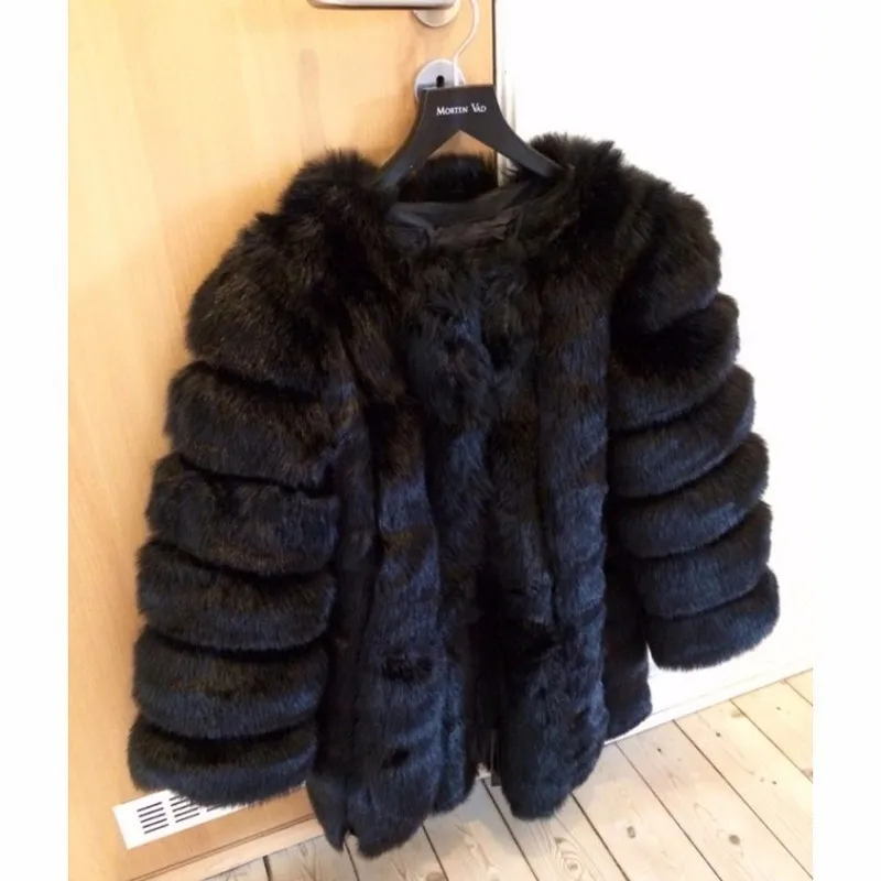 Женское приталенное пальто Leiouna длинная Повседневная куртка из искусственного