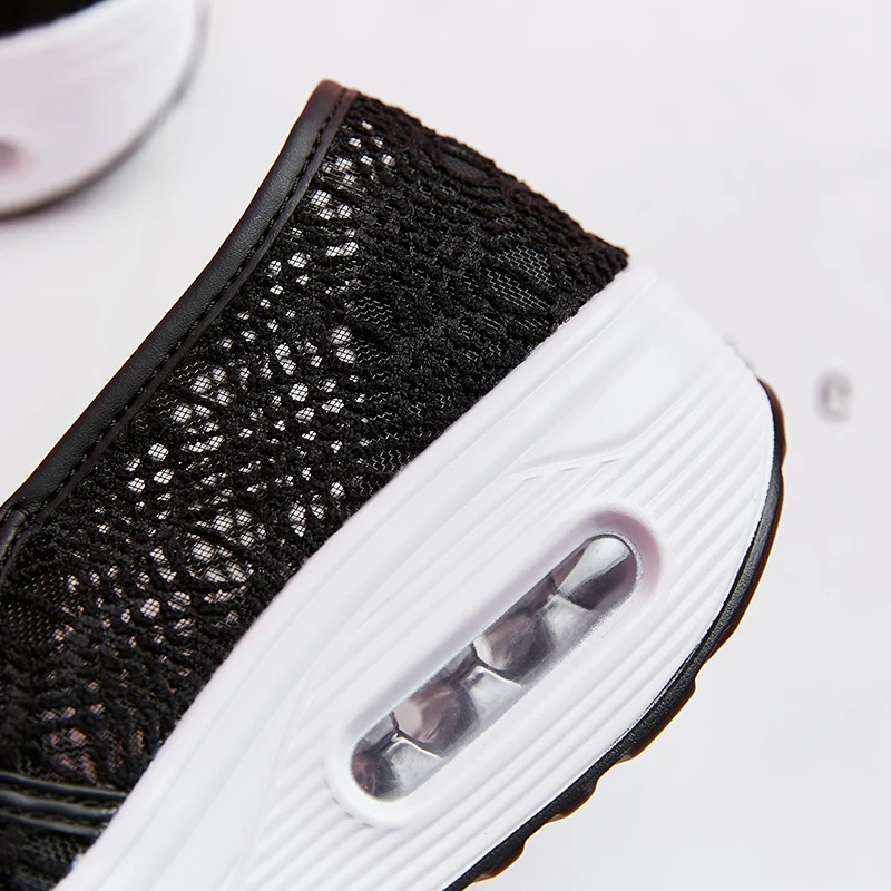 Женская обувь для похудения в стиле старого Пекина Спортивная с кружевом мам