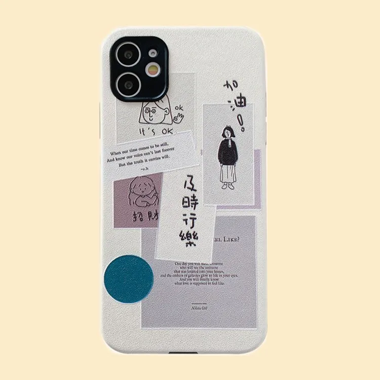 Чехол для телефона с граффити в стиле ретро девочек милый мягкий силиконовый