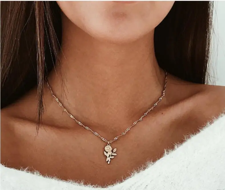 Модное женское ожерелье чокер из сплава s 2019 золотое с кристаллами для женщин