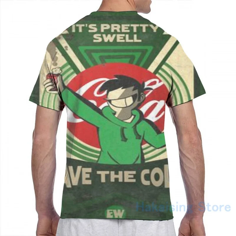 Мужская и женская футболка с принтом Save The Cola