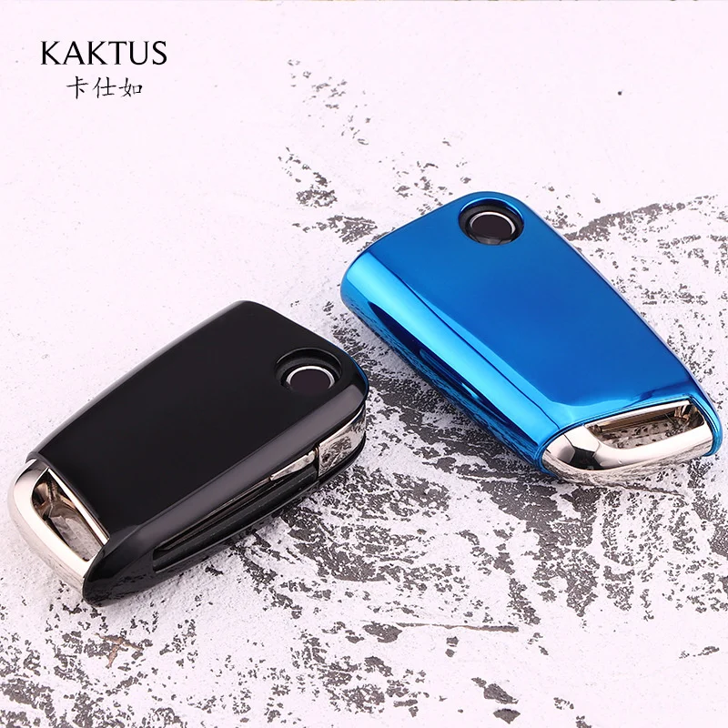 

Car Key Case Chain Protective Case Tpu Soft Rubber for Volkswagen 17 Passat Free Shipping