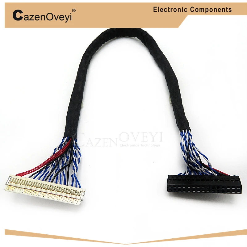 1 шт. / Лот 8-битный кабель LVDS FIX-30 Pin 2ch для 17-26 дюймов ЖК светодиодный контроллер