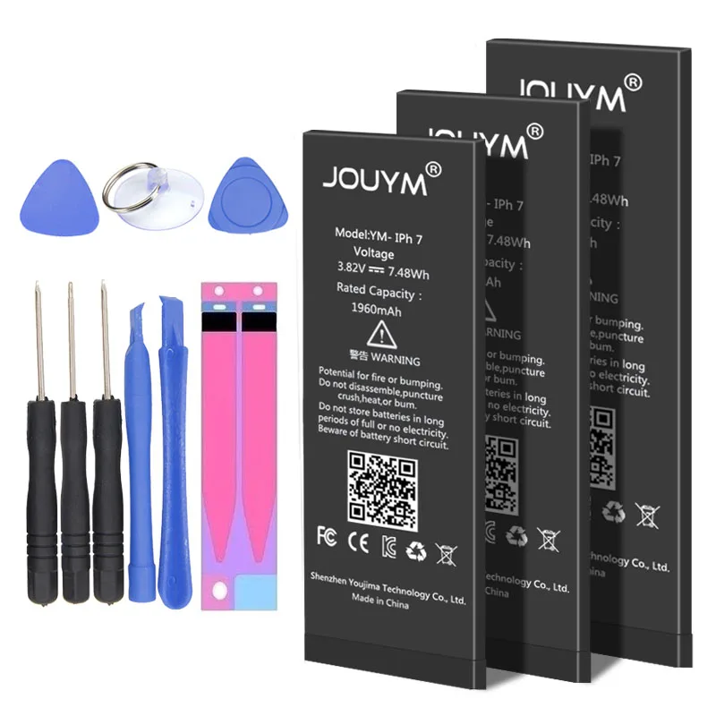 

Original Capacity Phone Battery for iPhone 7 8 6 6S Plus Bateria Replacement Batterie for iPhone SE 5 S 5S 7P 8P X XR XS Max