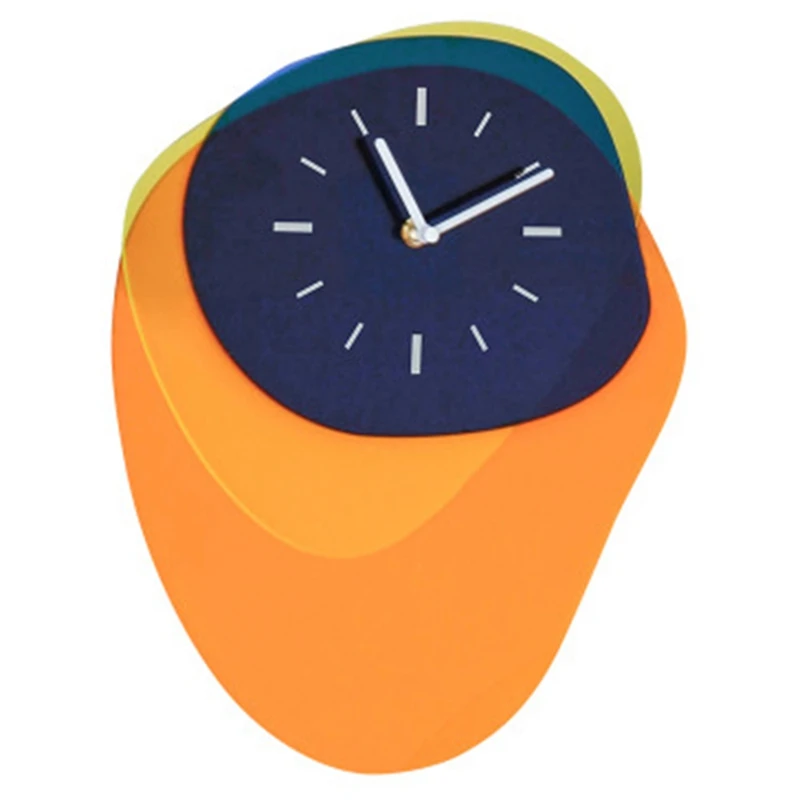 

Nordic Living Room Decoration Clock Bedroom Creative Wall Clock Acrylic Personality Home Wall Clock