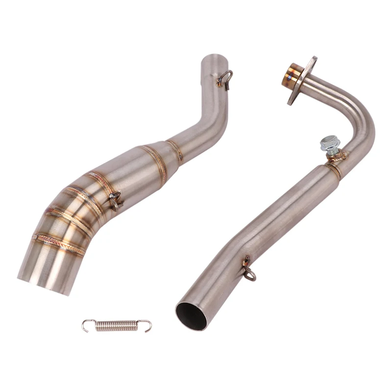 

Motorcycle Z125 Exhaust System Muffler Escape Silencer Tip Header Connection Pipe Link Tube for Kawasaki Z125