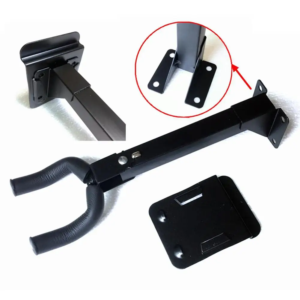 Гитары крюк в стену прямой рамки Регулируемый планка настенный адаптер гитарный