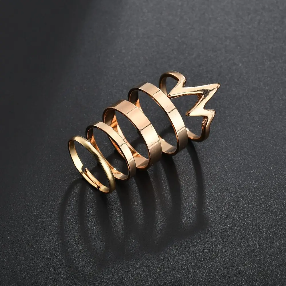 2020 Новые 5 шт/упаковка шт./компл. пальца кольцо ювелирных изделий серебряного