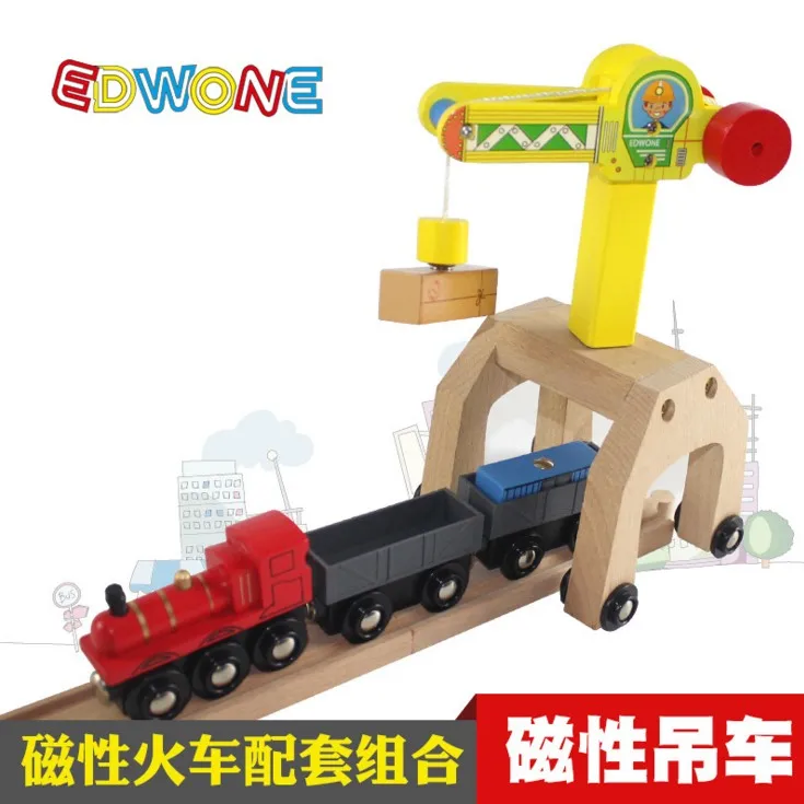 TTC65 M CRANE деревянный трек игрушка поезд сцена аксессуары Игрушка BRIO автомобиль