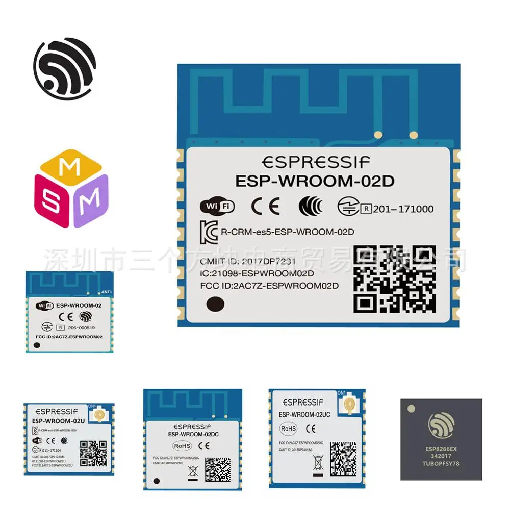 (2mflash) Φ/02U AIoT Espressif SoC ESP8266 2 4 ГГц Wi Fi модуль беспроводной/Прозрачная
