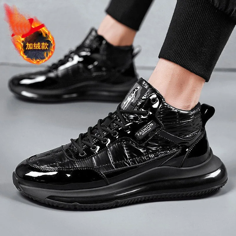 

Бестселлер, новинка 2021, мужская осенне-зимняя обувь, модная повседневная обувь, теплая хлопковая обувь хорошего качества, быстрая доставка