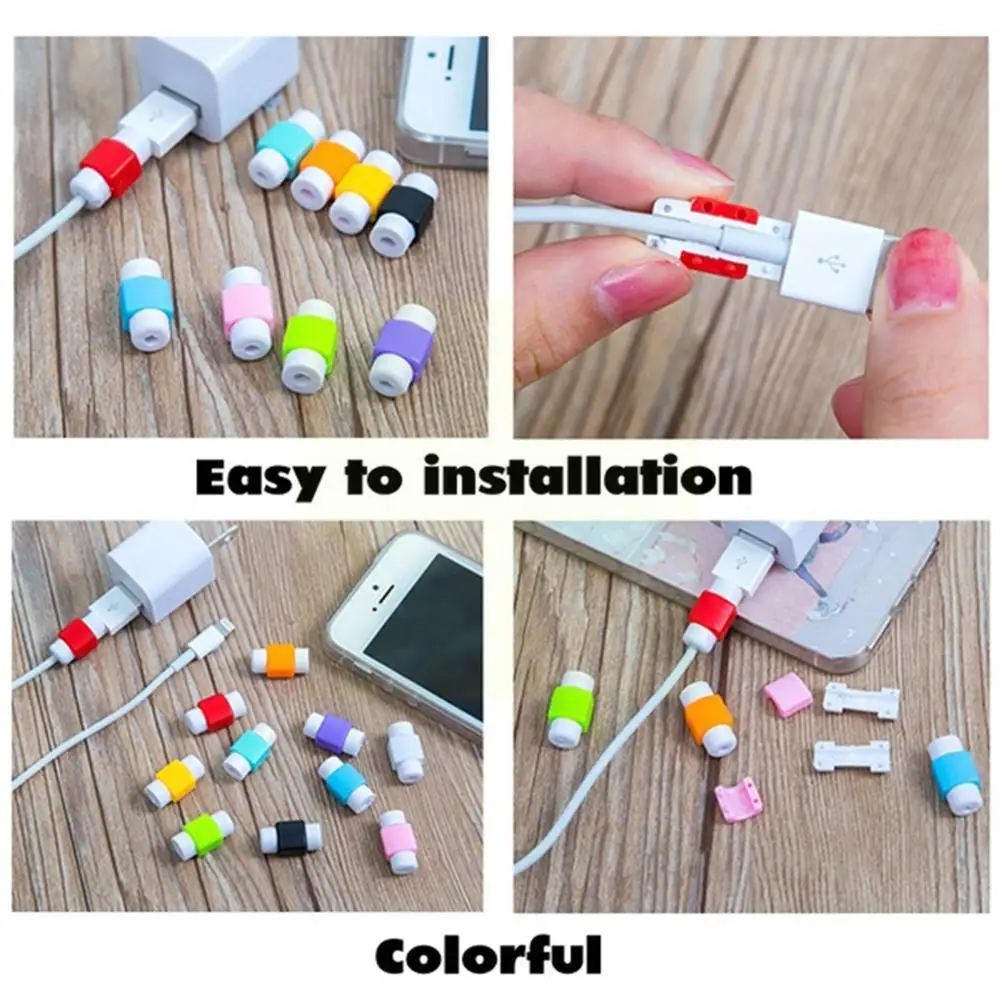 

Data Cable Protective Sleeve Protector Protective Cover Original Anti-fracture Cable Silicone Mobile Charging Phone J9v0