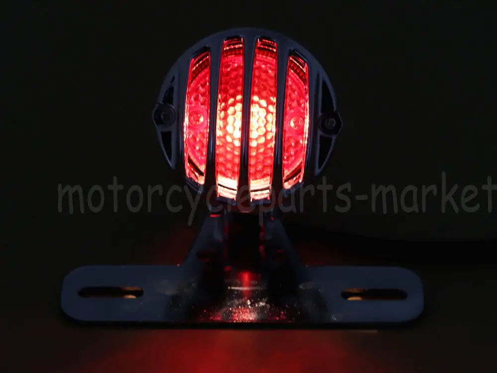 Хромированный задний фонарь с решёткой светодиодный стоп-сигнал стоп-лампа