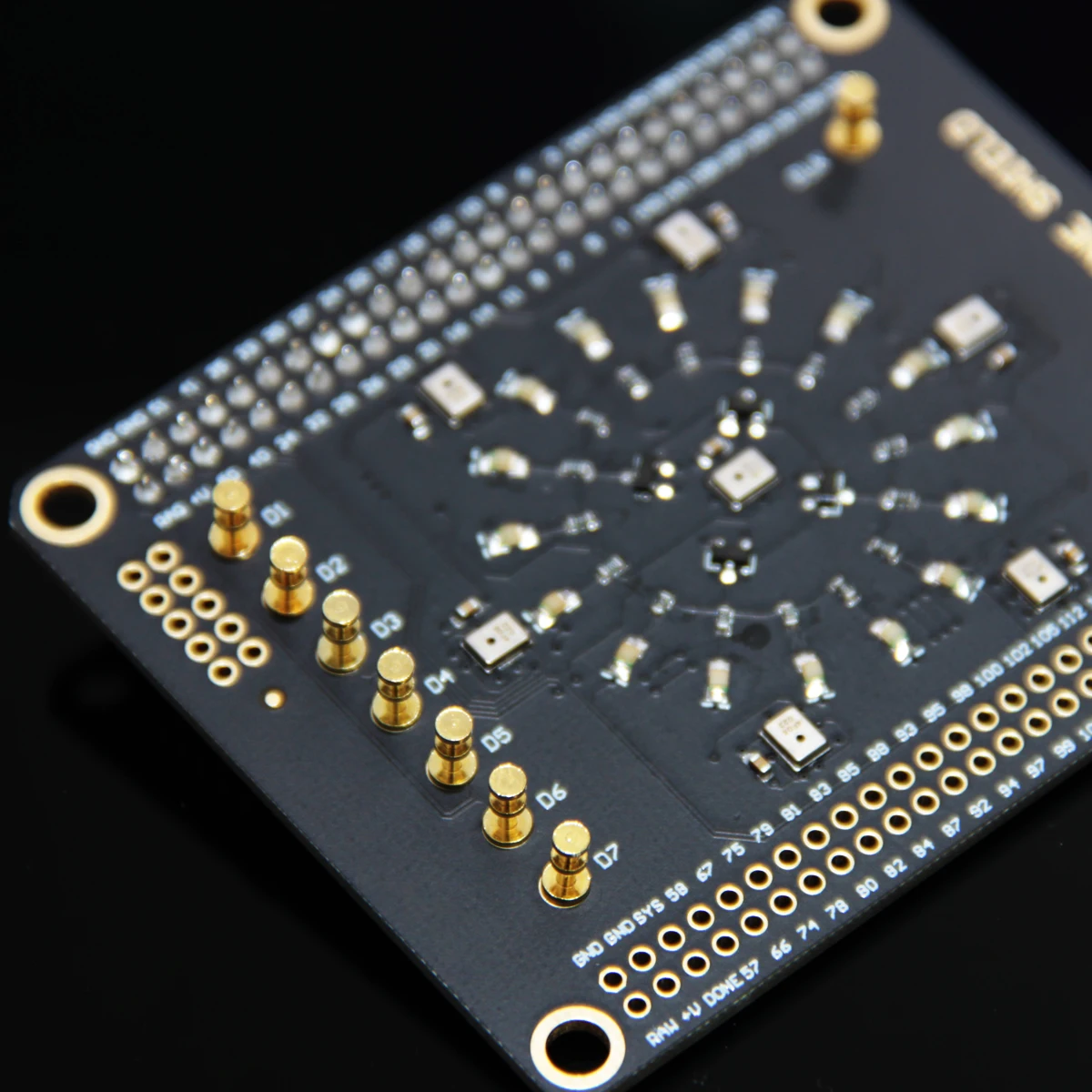 Всенаправленный цифровой микрофон ближнего поля Mojo FPGA экран для