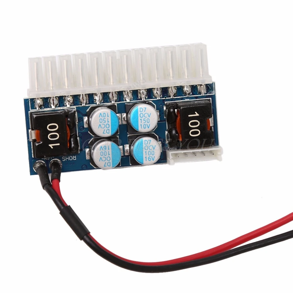 DC 12 В 160 Вт 24-контактный ATX переключатель PSU автомобильный мини ITX модуль питания