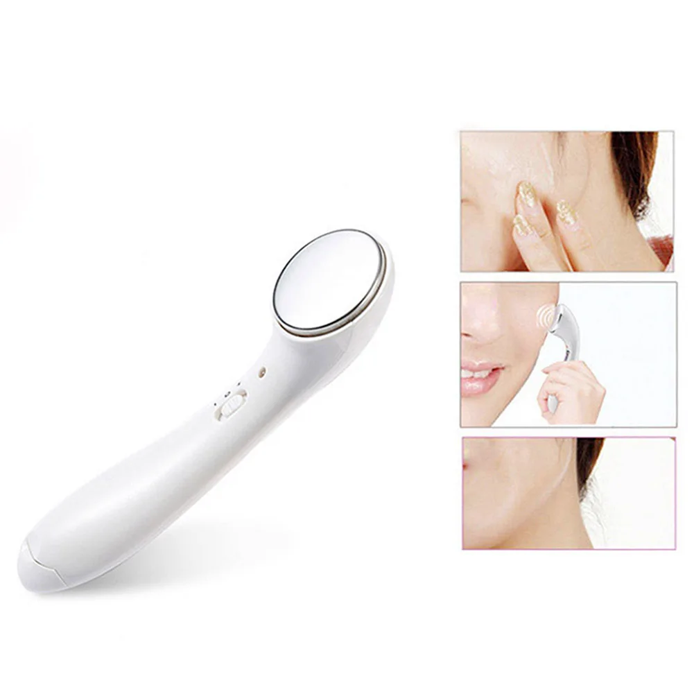 Компактный массажер для лица Ультразвуковой вибрационный ионный Массажер