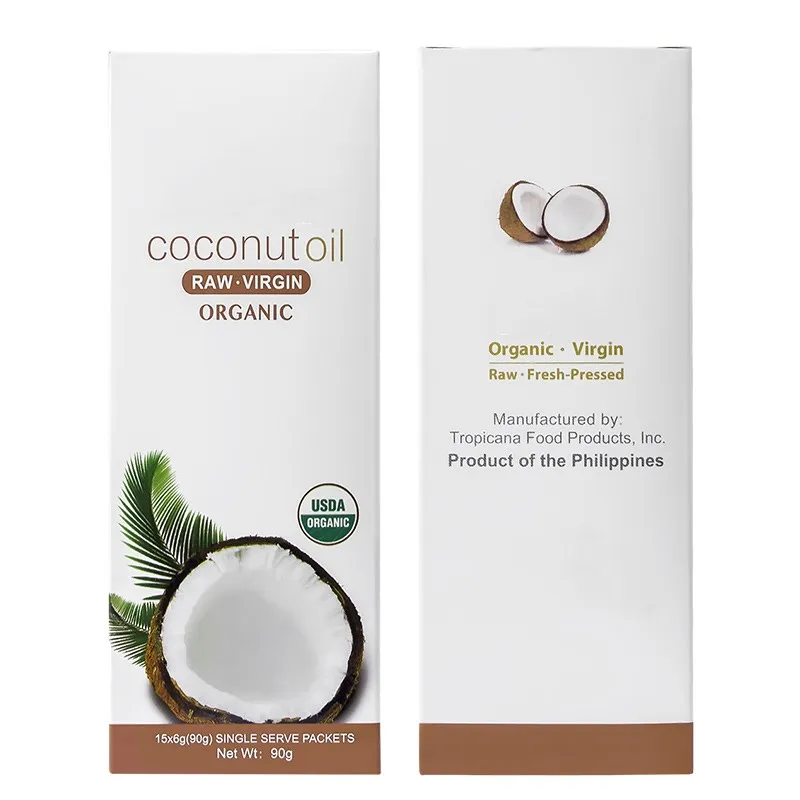 

15-30pcs Philippines Coconut Oil Extract Cold Pressed Natural Healthy Oil for Hair&Skin Care /Makeup Remover 15pcs/box