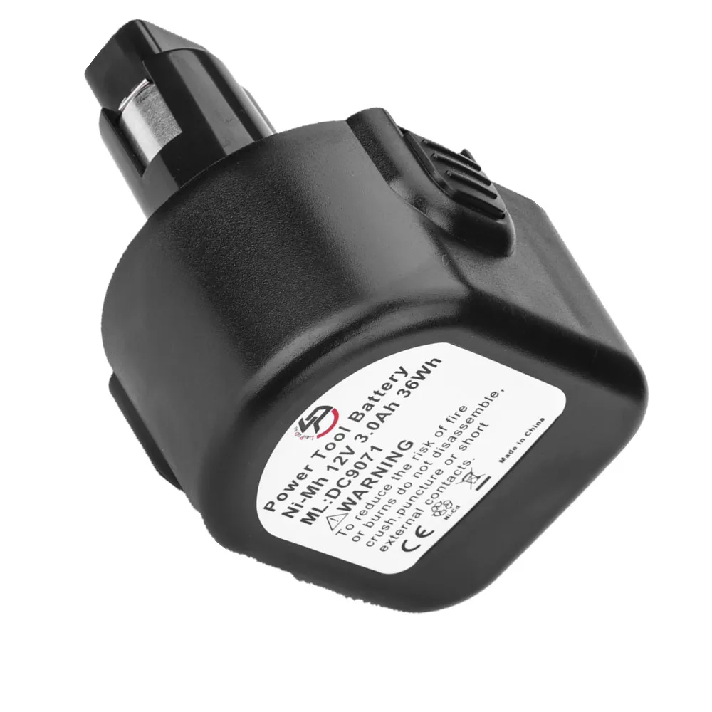 3.0Ah battery 12V 3000 мА/ч, металл-гидридных или никель Мощность инструмент Батарея для Dewalt DW981KQ, DW052Z, DW907Z DW907 DW907K2 DW907K2H DW953, DW981, DW940K, DC612KA DW924K2 - Цвет: 3.0Ah battery